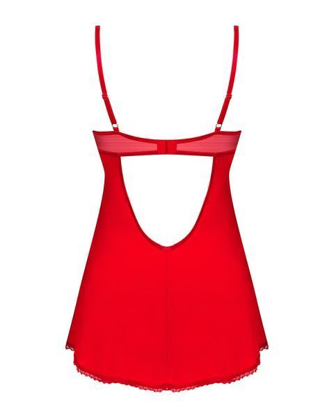 Пеньюар Obsessive Ingridia chemise & thong 10649 фото
