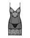 Сорочка Obsessive Alluria chemise & thong 10512 фото 2
