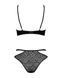 Еротичний комплект під латекс зі стрепами Obsessive Bagirela 2-pcs set 10090 фото 3