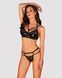 Еротичний комплект під латекс зі стрепами Obsessive Bagirela 2-pcs set 10090 фото 1