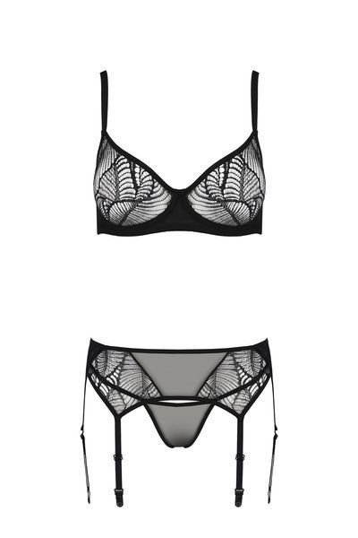 Комплект Passion LEAFA SET black 10388 фото