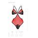 Напівпрозоре боді з мереживом Passion PEONIA BODY 00193 фото 5