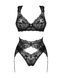 Комплект білизни Obsessive Donna Dream 3-pcs set 10227 фото 4