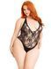 Тедді Leg Avenue Floral lace deep-V teddy 00149 фото 3