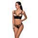 Комплект з екошкіри з люверсами та ремінцями Passion MALWIA BIKINI 10395 фото 1