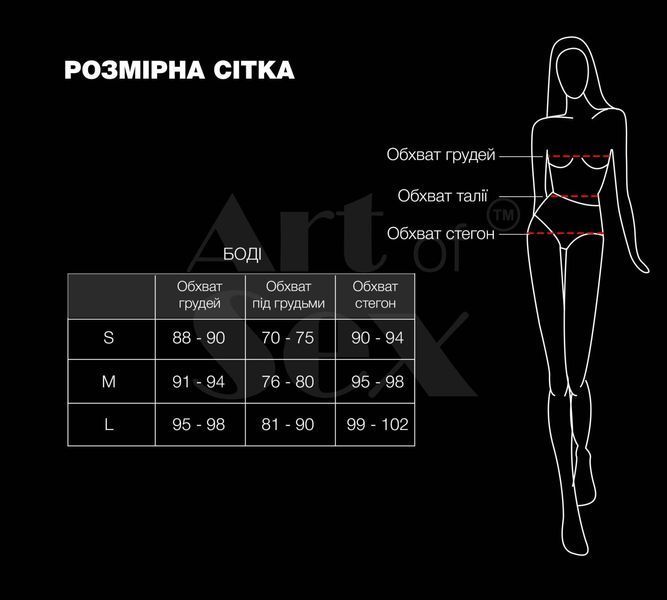 Лаковане боді Art of Sex - Jazz 11100 фото