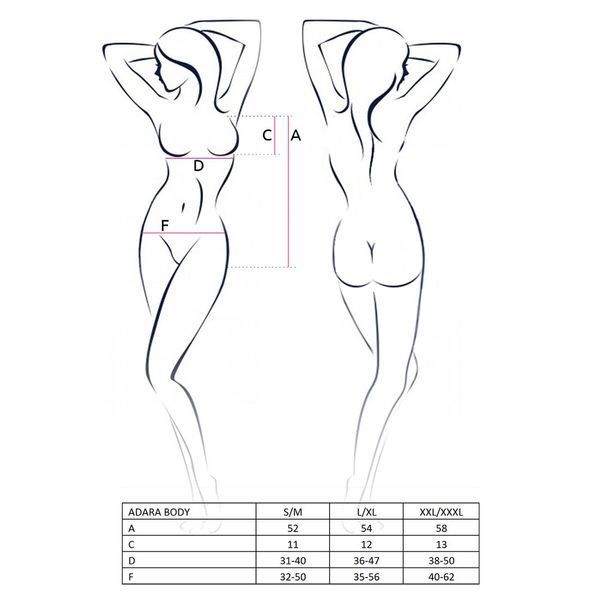Боді монокіні Passion ADARA BODY 00067 фото