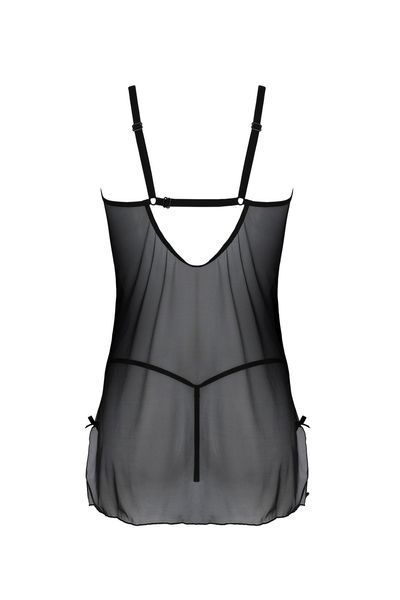Пеньюар Passion DROSERA CHEMISE black 10674 фото