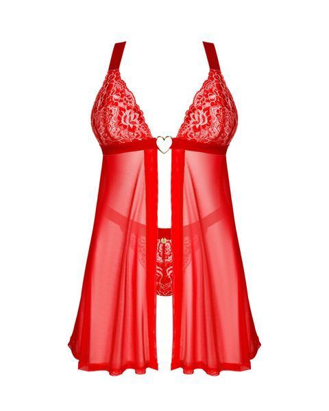 Бебі-дол Obsessive Elianes babydoll & thong 10651 фото