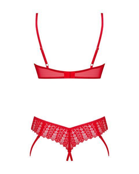 Комплект Obsessive Ingridia 2-pcs crotchless set 10210 фото