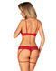 Комплект Obsessive Ingridia 2-pcs crotchless set 10210 фото 2
