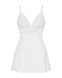 Сатиновий пеньюар із мереживом Obsessive 810-BAB-2 babydoll & thong 10585 фото 8