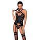 Сітчастий комплект з візерунком Passion HIMA CORSET 10973 фото 5