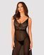 Напівпрозора довга сорочка Obsessive Estiqua chemise 10678 фото 1