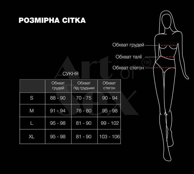 Лакована сукня Art of Sex - Demeter 11107 фото