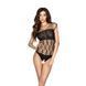 Бодістокінг Passion BS035 pink, боді, імітація топа та трусиків 00074 фото 8