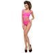 Бодістокінг Passion BS035 pink, боді, імітація топа та трусиків 00074 фото 13