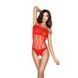 Бодістокінг Passion BS035 pink, боді, імітація топа та трусиків 00074 фото 4