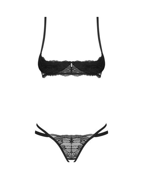 Комплект Obsessive Nutris 2-pcs crotchless set 10212 фото