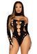 Безшовне боді на одне плече Leg Avenue Seamless thong back bodysuit 00125 фото 1