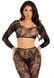 Комплект Leg Avenue Crop top & footless tights 10078 фото 2