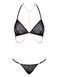 Комплект із ланцюжками Obsessive Pantheria 2-pcs set black 10121 фото 3