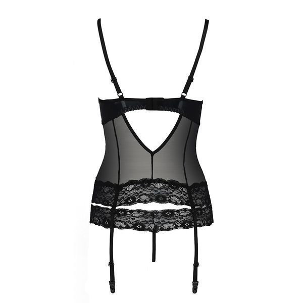 Корсет з відкритими грудьми Passion Exclusive NORTH CORSET 10918 фото