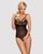 Мереживне боді з доступом Obsessive 818-TED-1 teddy 00153 фото