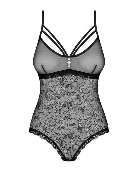 Мереживне боді з доступом Obsessive 818-TED-1 teddy 00153 фото
