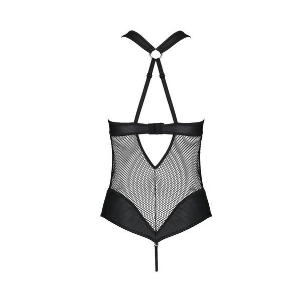 Сітчастий боді з халтером Passion Amanda Body 00016 фото