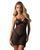 Пеньюар Obsessive Novenes chemise & thong 10560 фото