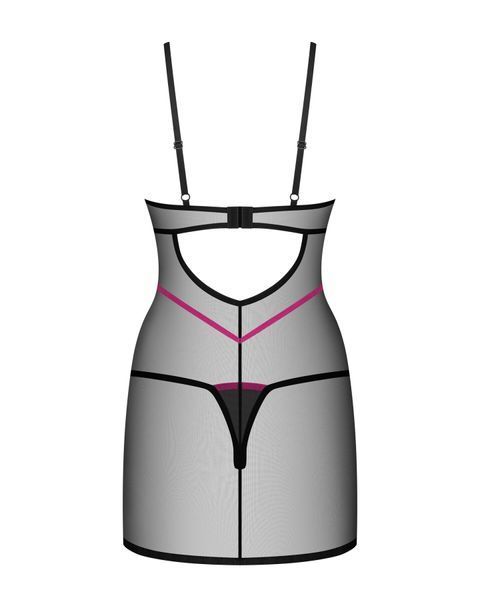 Пеньюар Obsessive Novenes chemise & thong 10560 фото