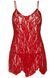 Сорочка бебі-дол Leg Avenue Rose Lace Flair Chemise 10488 фото 5