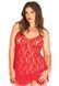 Сорочка бебі-дол Leg Avenue Rose Lace Flair Chemise 10488 фото 4
