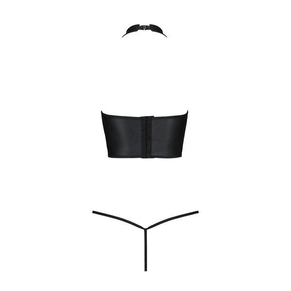 Комплект білизни з відкритими грудьми Passion GENEVIA SET WITH OPEN BRA 10415 фото
