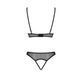 Комплект із бралету з ажурним ліфом та відкритими трусиками Passion CHRISTA SET Open Bra 10185 фото 4