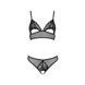 Комплект із бралету з ажурним ліфом та відкритими трусиками Passion CHRISTA SET Open Bra 10185 фото 3