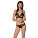 Комплект із бралету з ажурним ліфом та відкритими трусиками Passion CHRISTA SET Open Bra 10185 фото 1