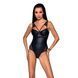 Боді з еко-шкіри та мережива Passion LOONA BODY 00020 фото 1