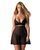 Бебі-дол Obsessive Nutris babydoll & thong 10631 фото