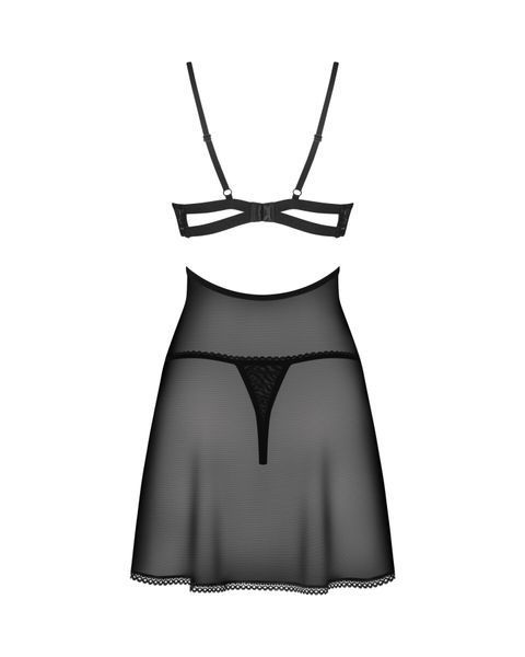 Бебі-дол Obsessive Nutris babydoll & thong 10631 фото
