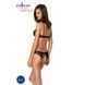 Комплект із бра, трусиків з ажурним декором та відкритим кроком Passion URSULA SET 10188 фото 4