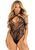 Тедді Leg Avenue Thong teddy with strappy back 00096 фото