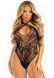 Тедді Leg Avenue Thong teddy with strappy back 00096 фото 1