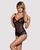 Сітчасте боді на кісточках Obsessive Amanta teddy 00162 фото