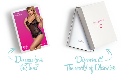 Сітчасте боді на кісточках Obsessive Amanta teddy 00162 фото