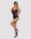 Сітчасте боді на кісточках Obsessive Amanta teddy 00162 фото 3
