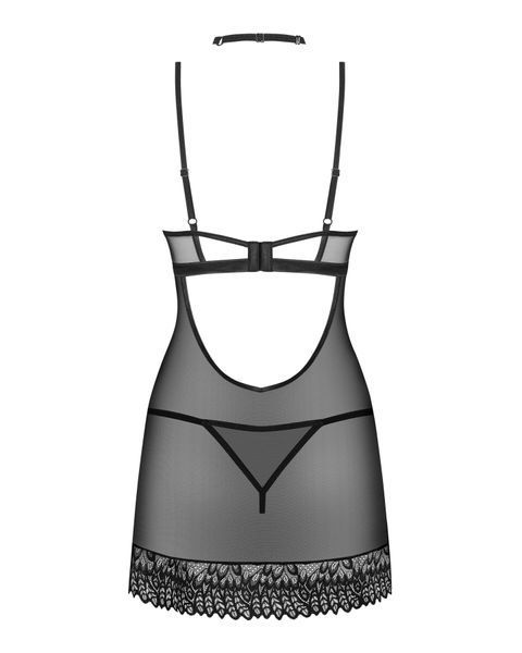 Сорочка Obsessive Donarella chemise & thong 10568 фото