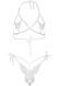 Еротичний комплект з відкритою чашкою Leg Avenue Open cup bra and pearl panty 10132 фото 6