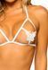 Еротичний комплект з відкритою чашкою Leg Avenue Open cup bra and pearl panty 10132 фото 8